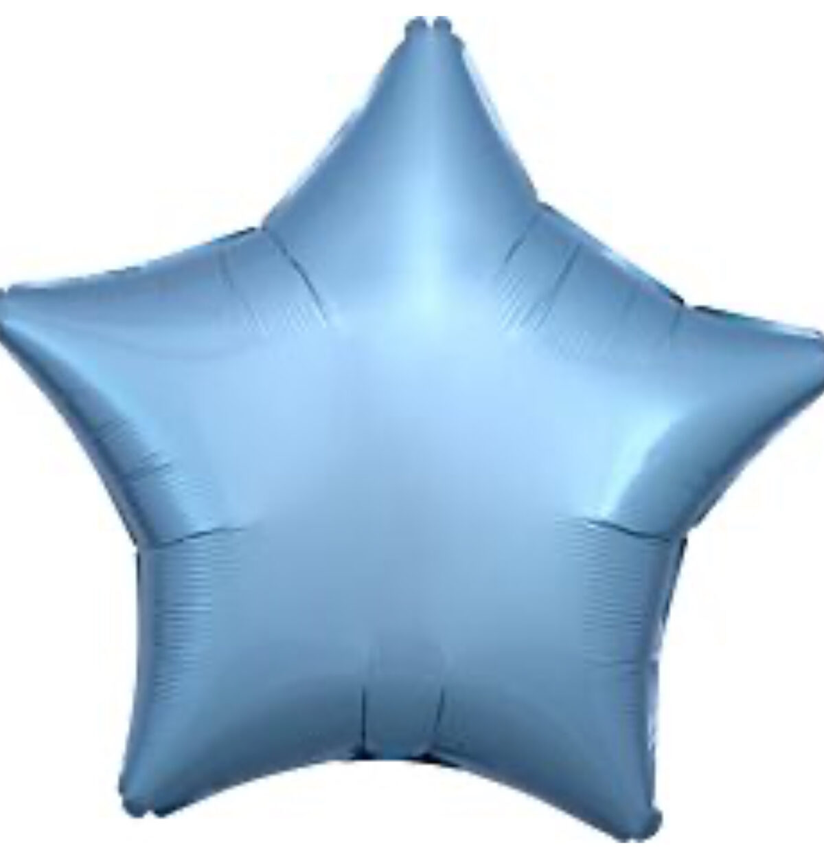 19" Metallic Pastel Blue Star Balloon