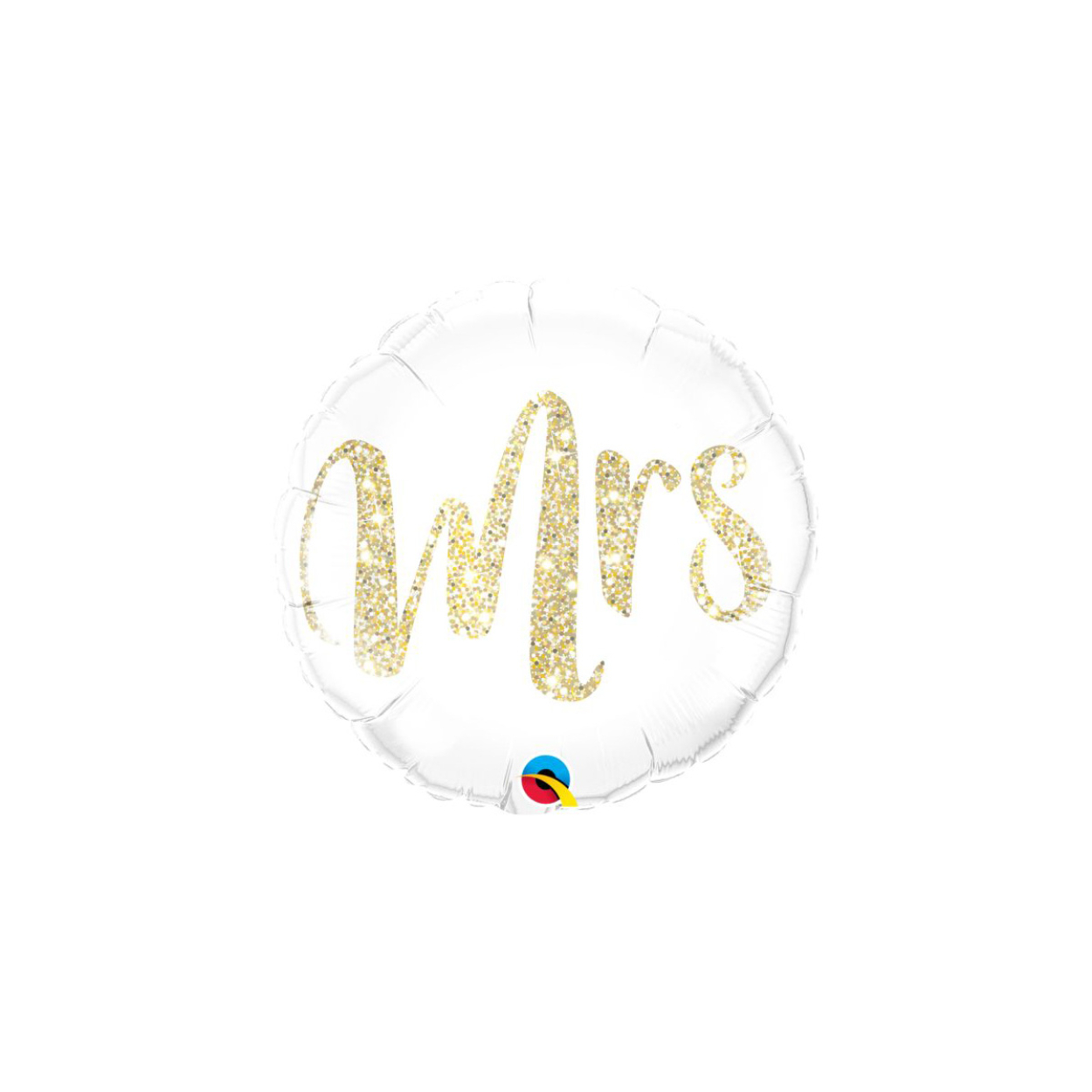 071444573146-1-1.jpg 18" Mrs Glitter Gold balloon #407 - Image 1