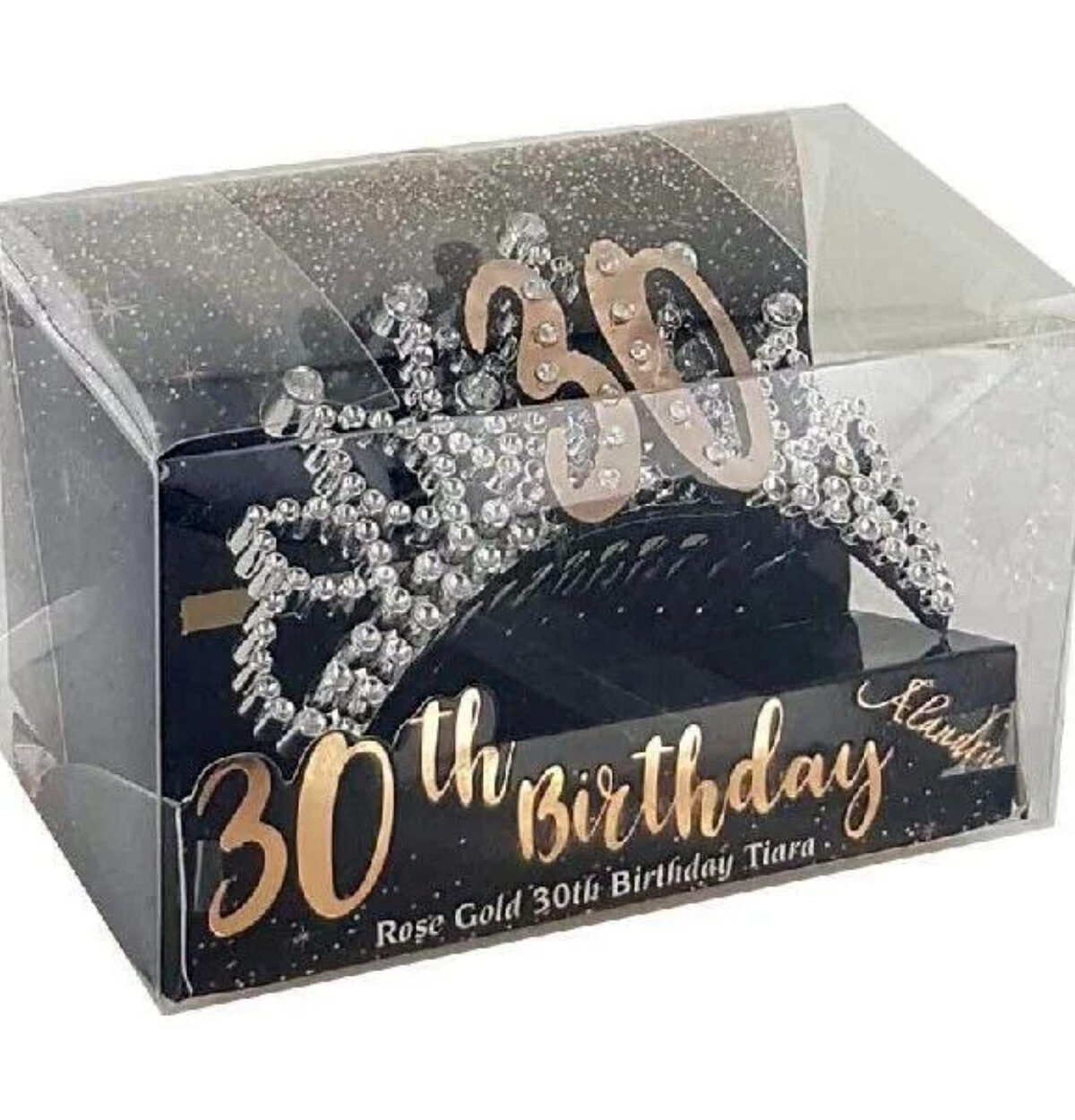30th Rose Gold Tiara