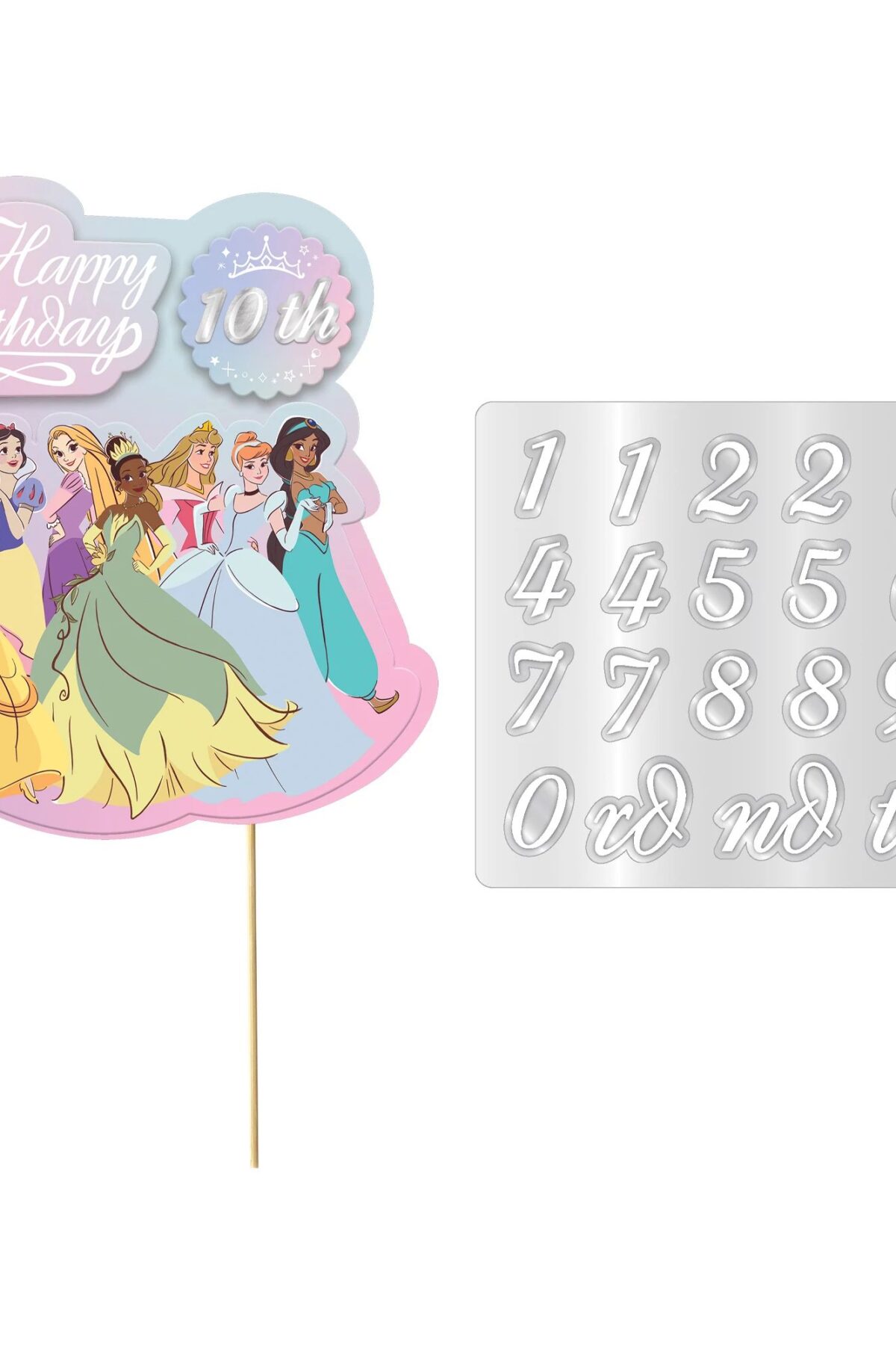 Disney Princess Add An Age Cake Topper