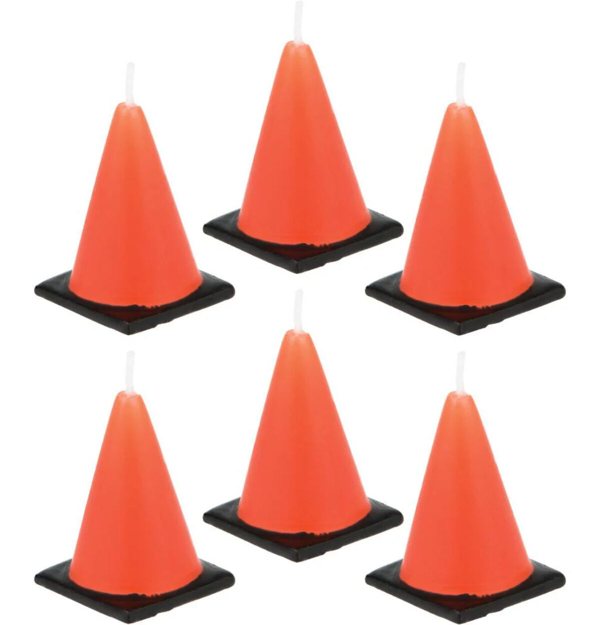 Construction Cone Candle Mold 6ct.