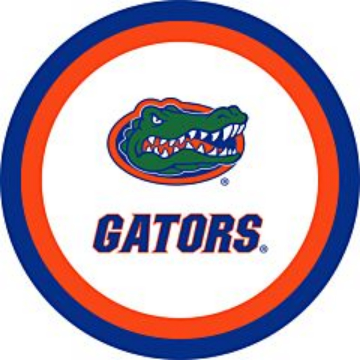 106950-2-1.jpg University of Florida - 9" Paper Plate 10ct. - Image 1