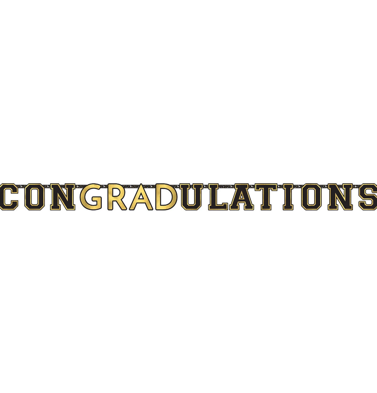 ConGRADulations Giant Letter Banner