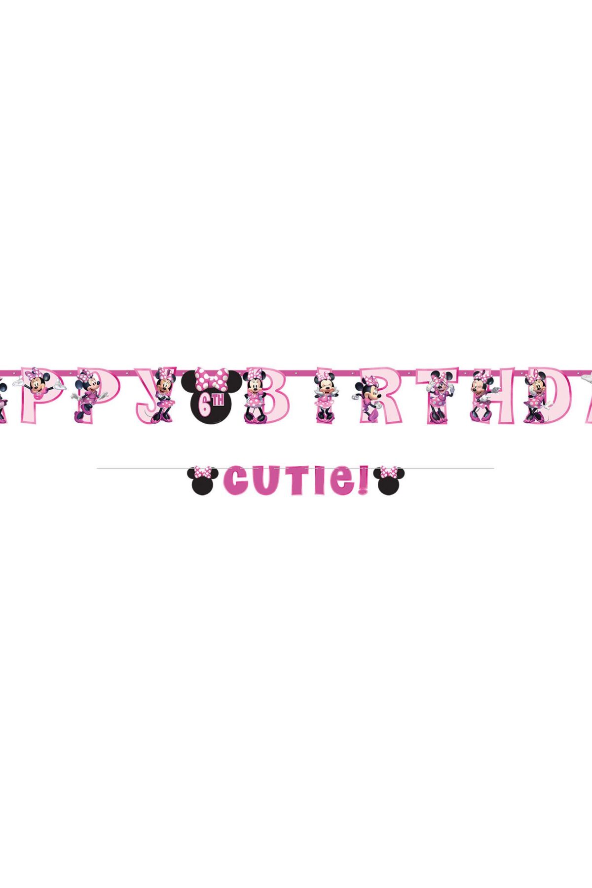 Minnie Mouse Forever Personalized Jumbo Letter Banner Kit