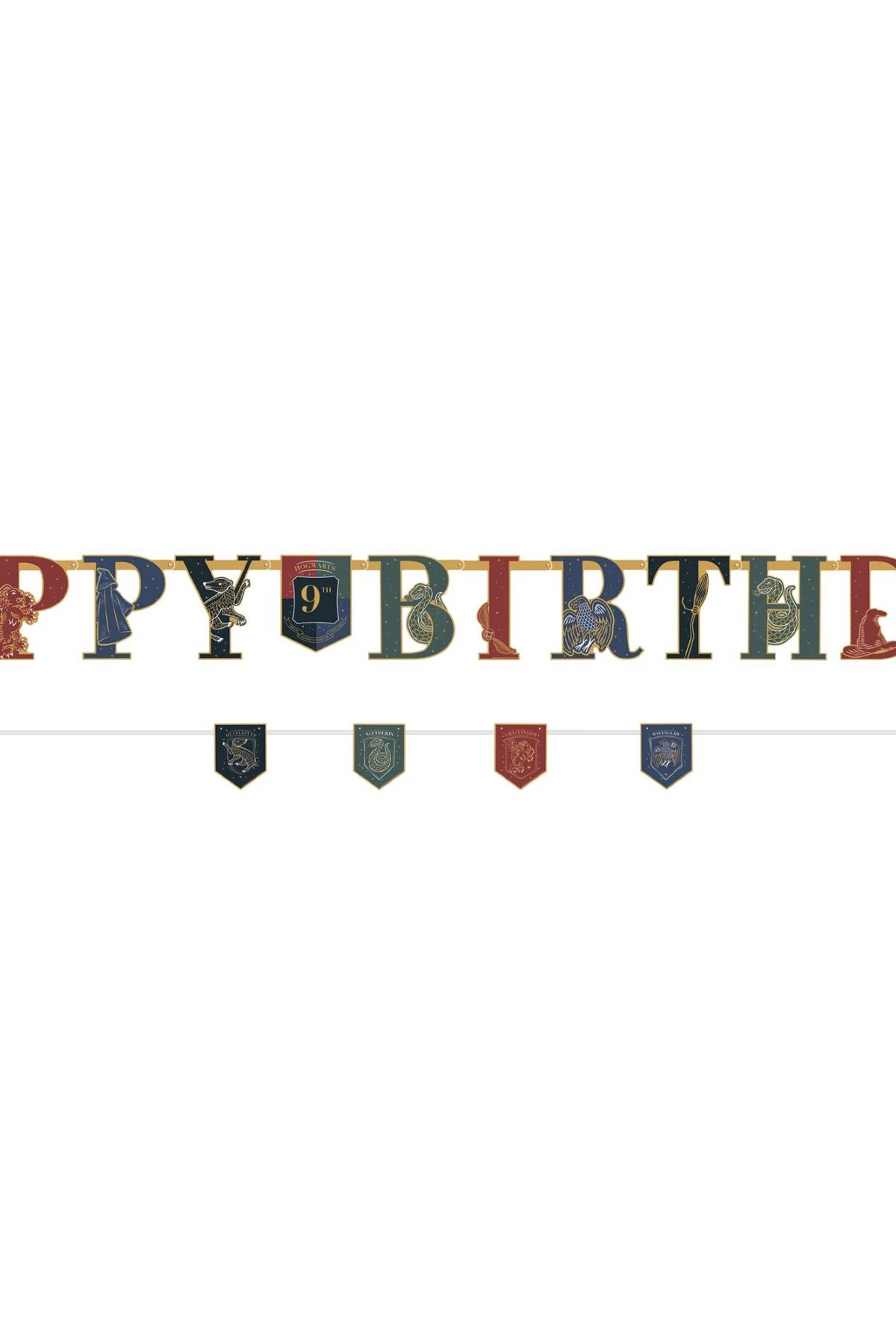 Harry Potter Hogwarts United Personalized Jumbo Letter Banner Kit