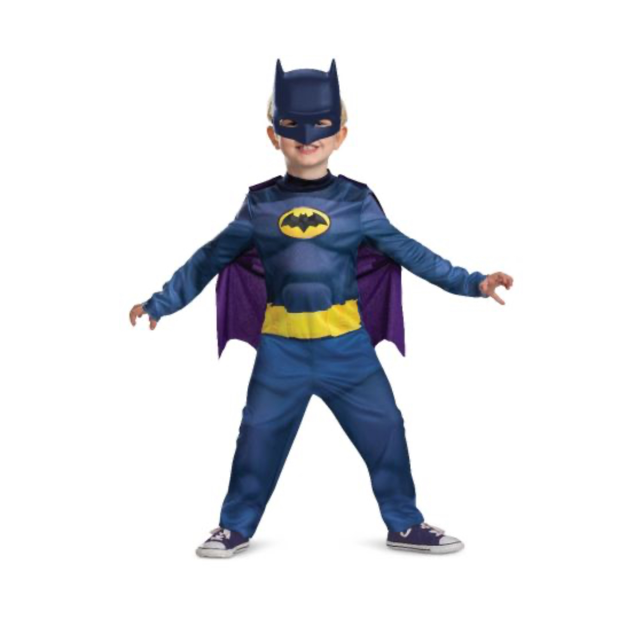 149939-2-2-1.jpg BATMAN BAT WHEELS CLASSIC SMALL CHILD COSTUME 2T - Image 1