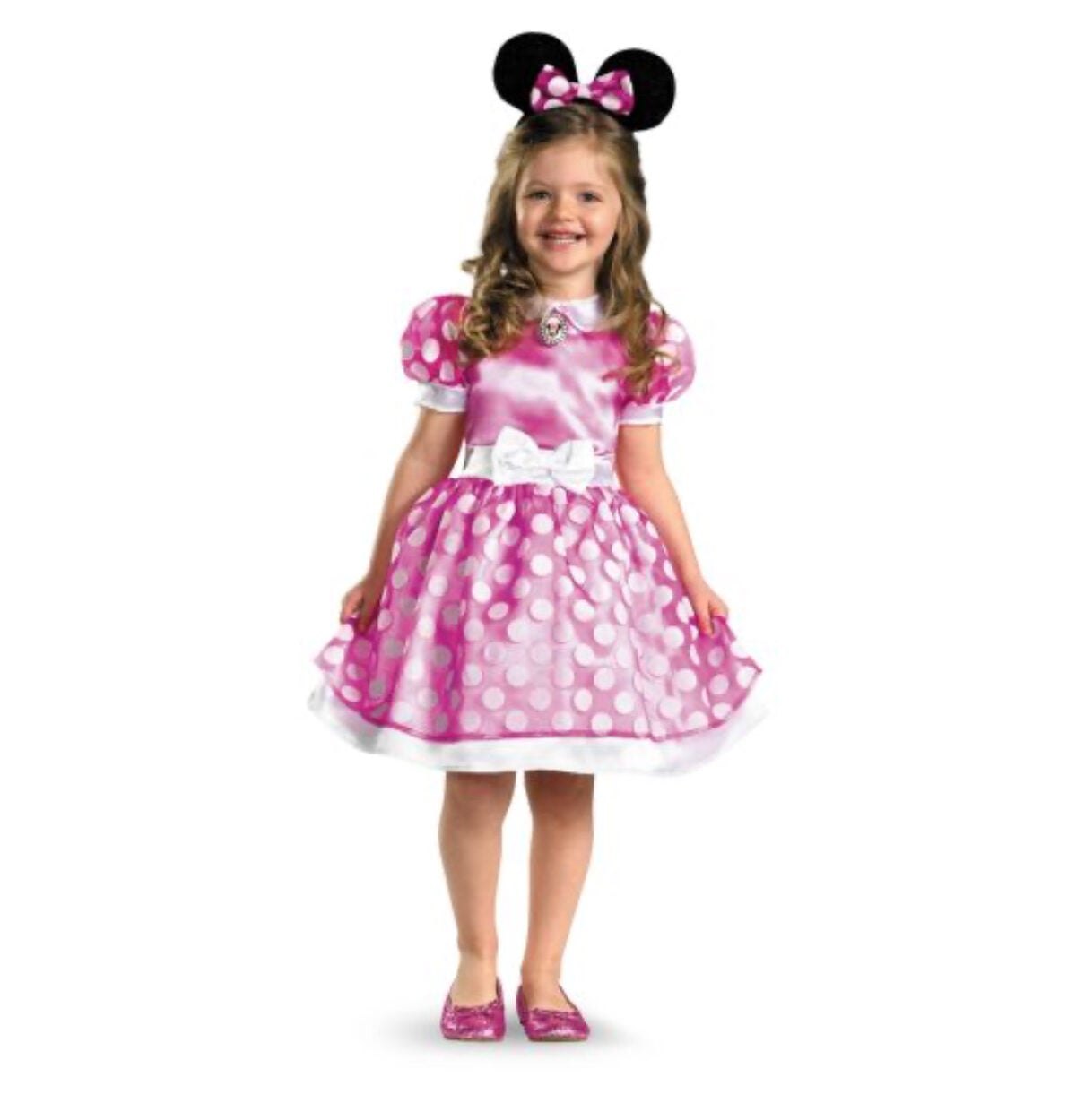 PINK MINNIE MOUSE CLASSIC XX SMALL CHILD COSTUME (2T)