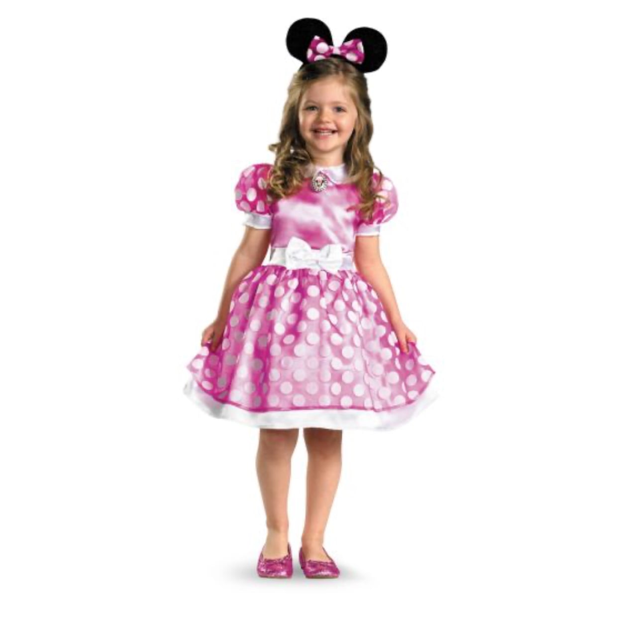 18921m-2.jpg PINK MINNIE MOUSE CLASSIC XX SMALL CHILD COSTUME (2T) - Image 1