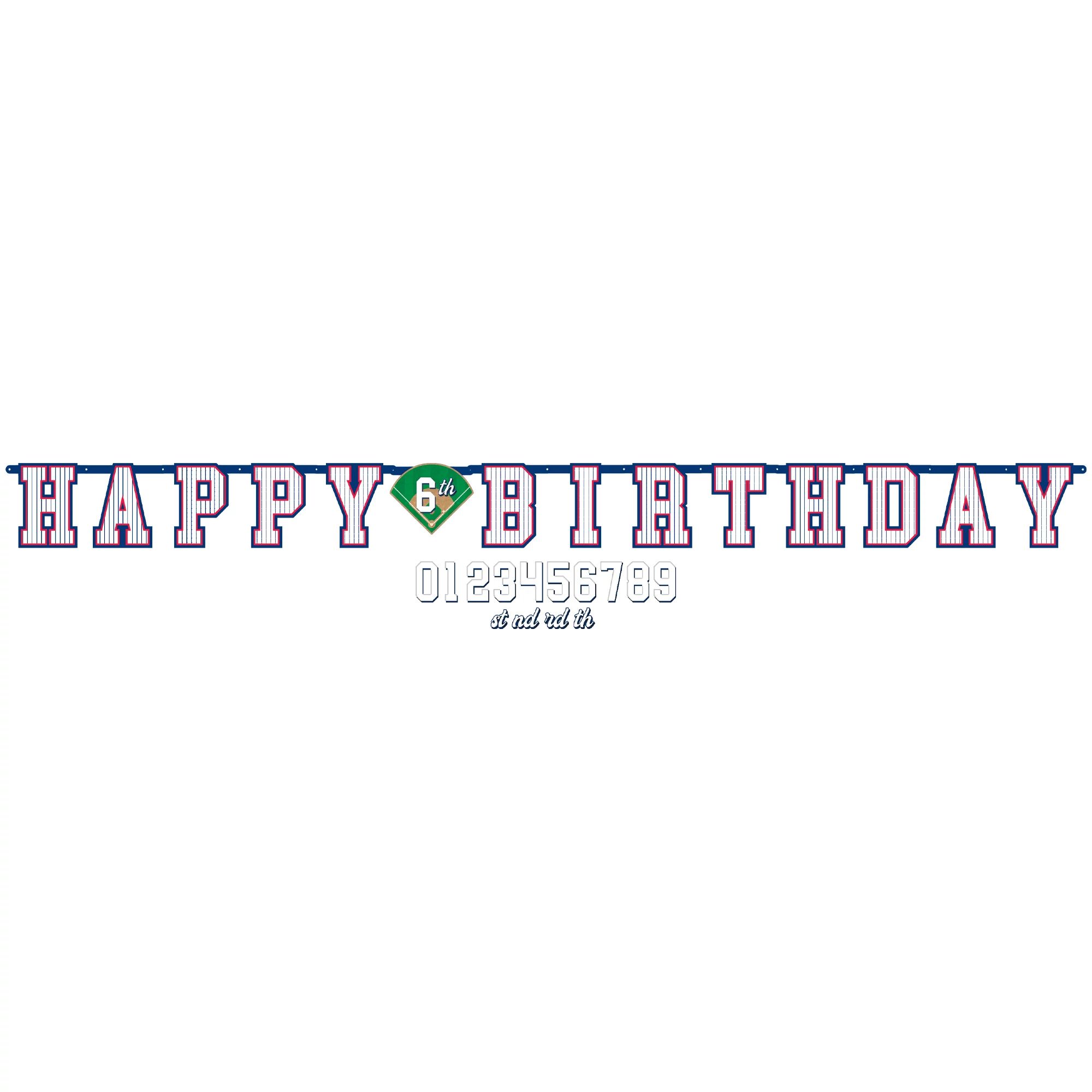 210822.jpg Home Run Baseball Jumbo Add An Age Letter Banner - Image 1