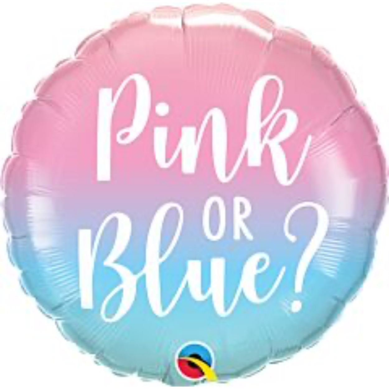 23929-2.jpg 18" GENDER REVEAL OMBRE BALLOON PKG. - Image 1