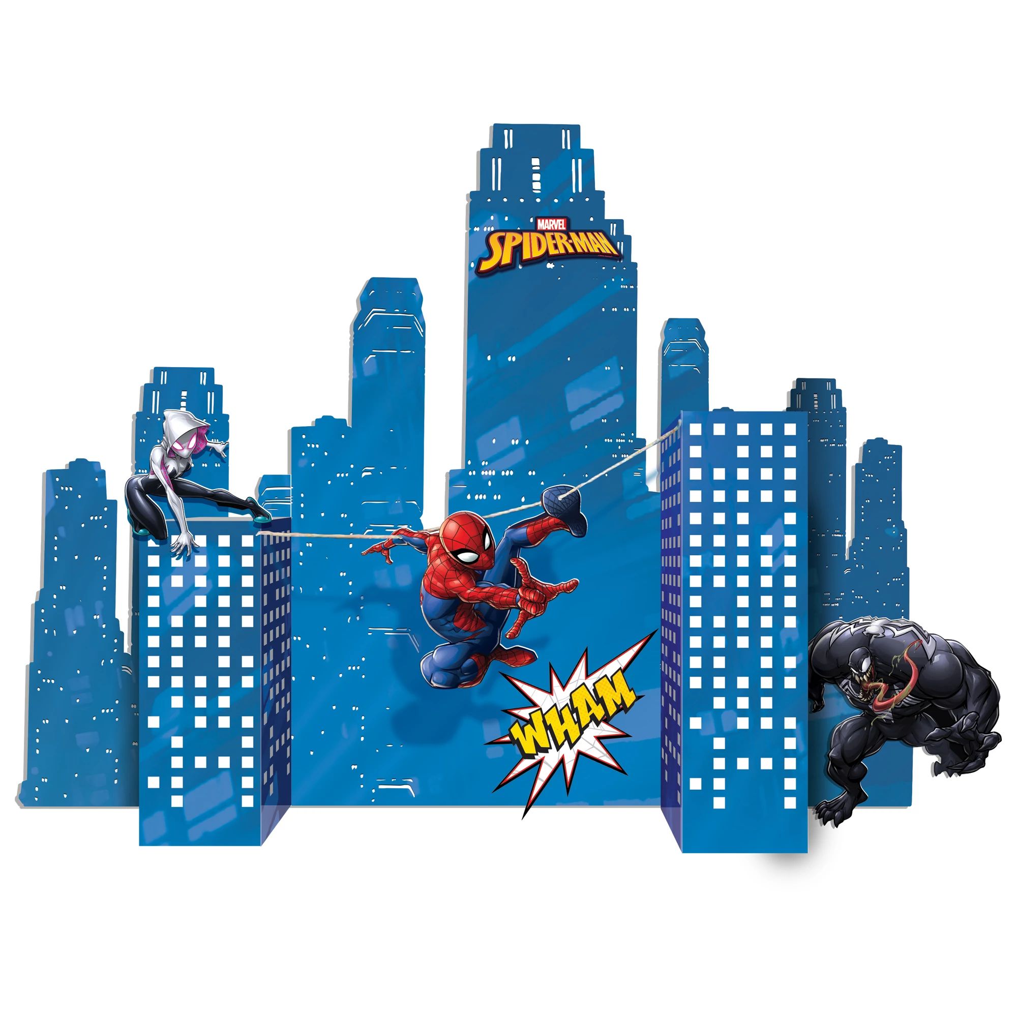 244095.jpg Spider-Man™ Webbed Wonder Wall Decorating Kit - Image 1