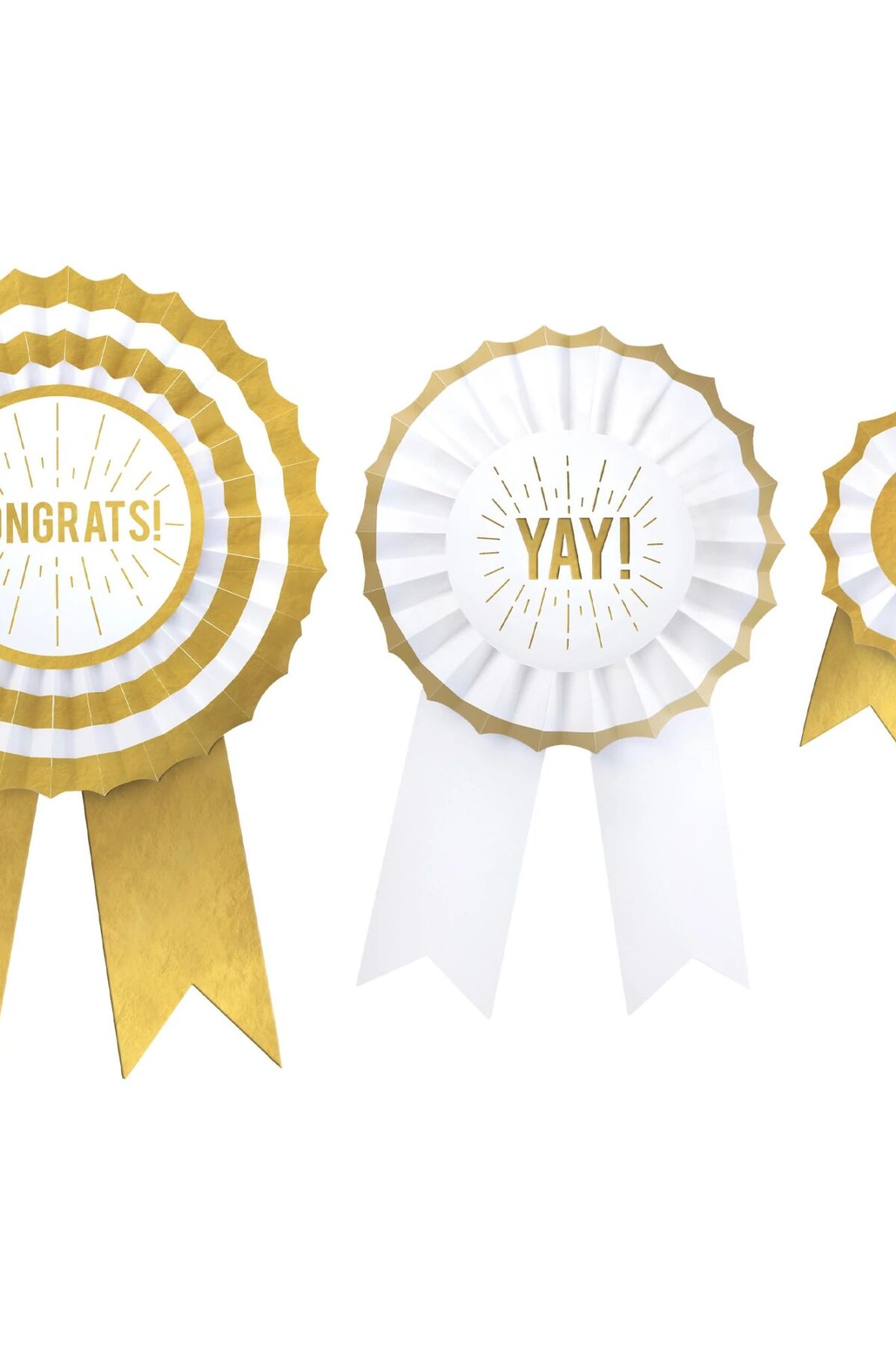 Congratulations Award Ribbon Room Decoration