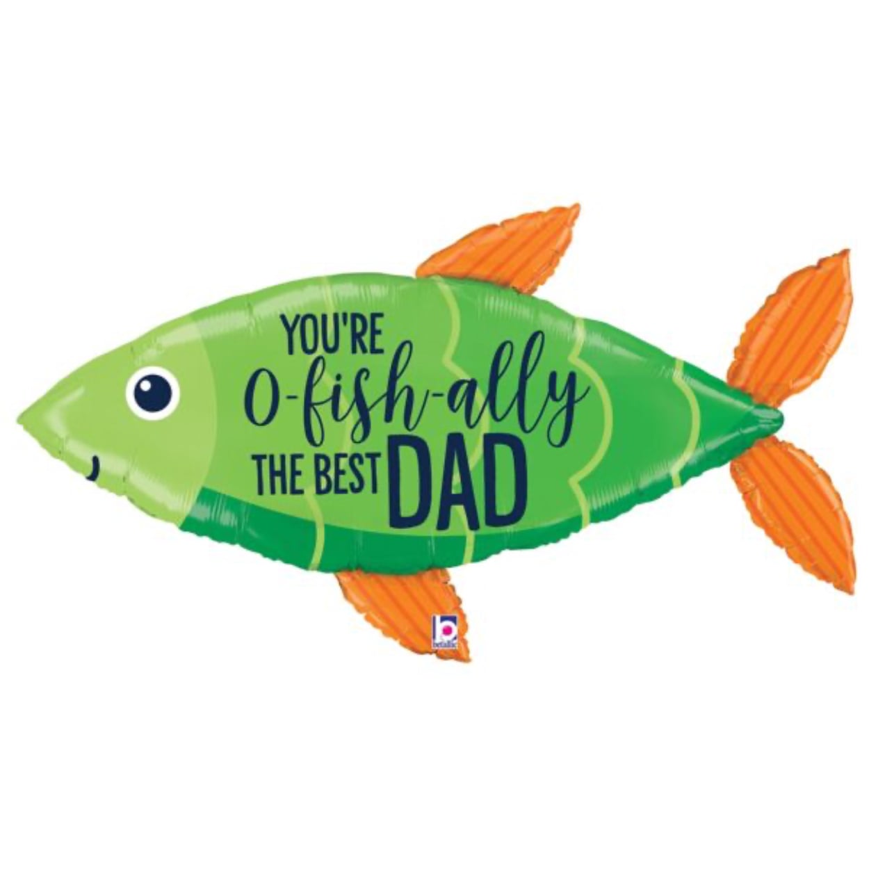 25099-2.jpg 38" Shape Father's Day You're o-fish-ally the best Dad Pkg. - Image 1