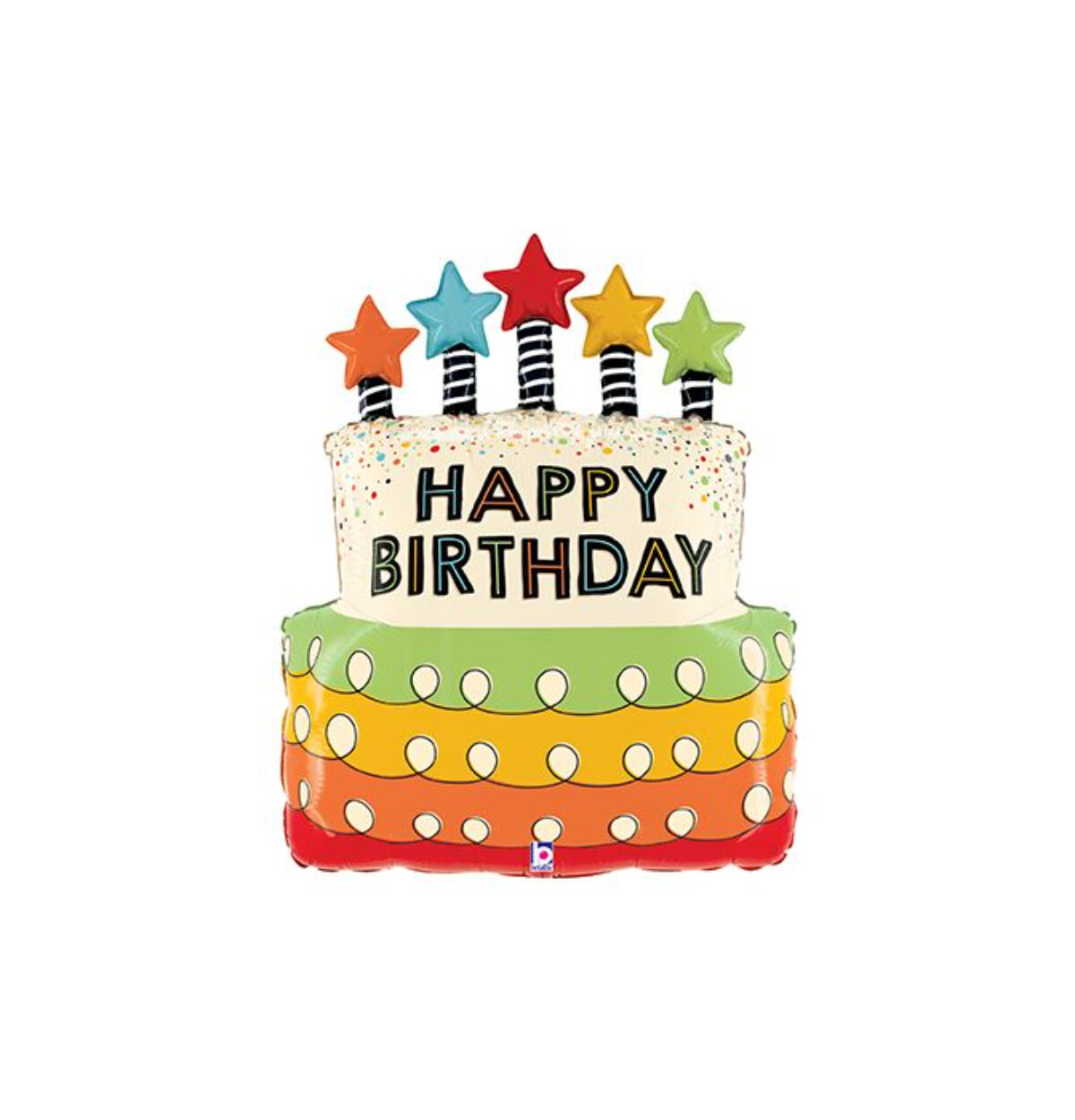 31" Candle Stars B'day Cake #352