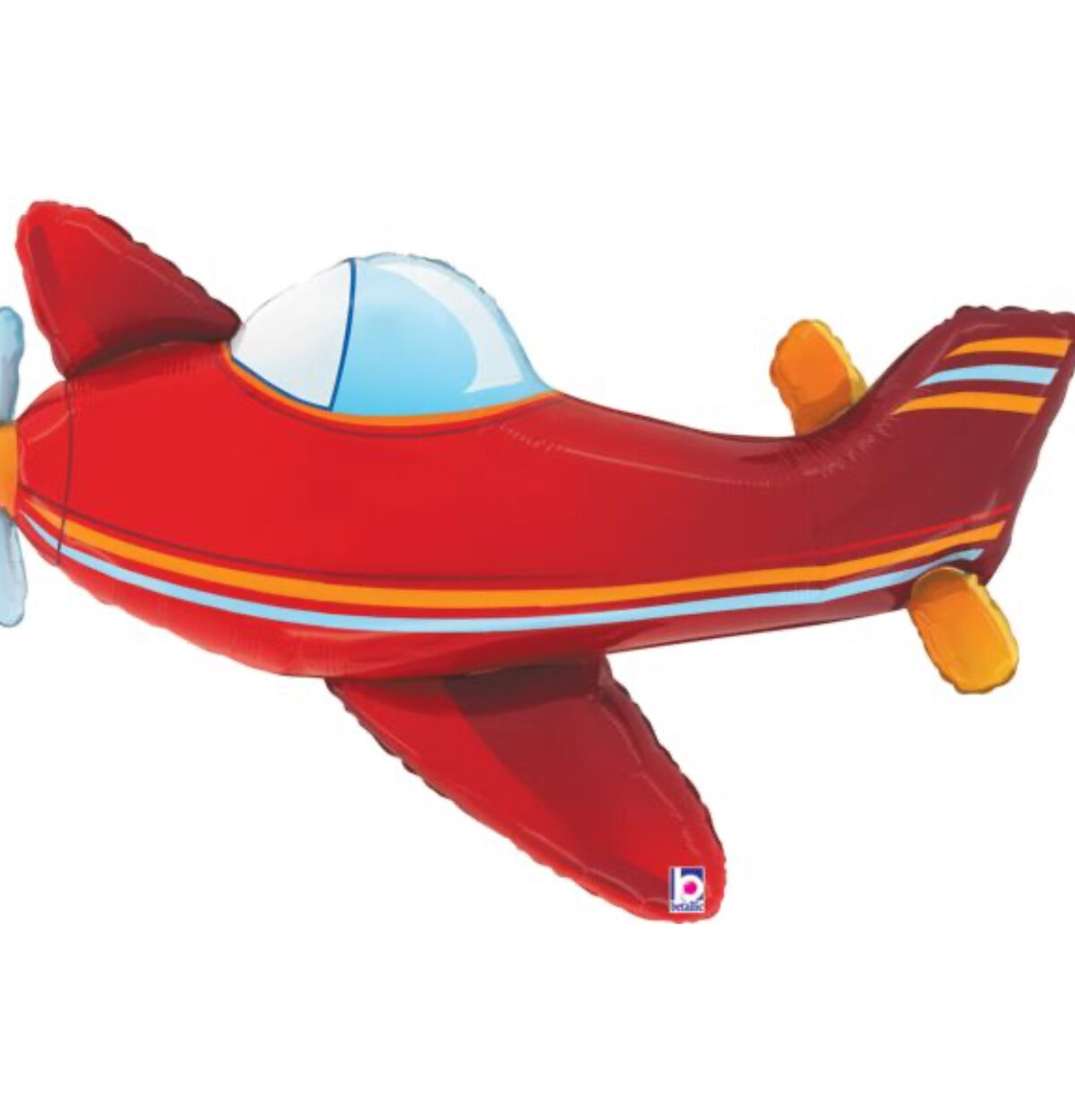 37" Red Airplane Balloon