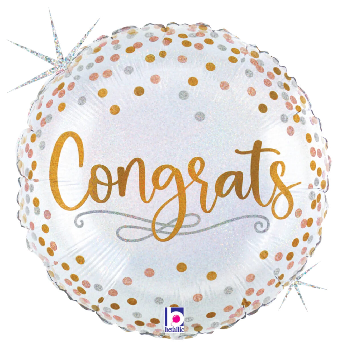 18" Congrats Confetti Balloon #295