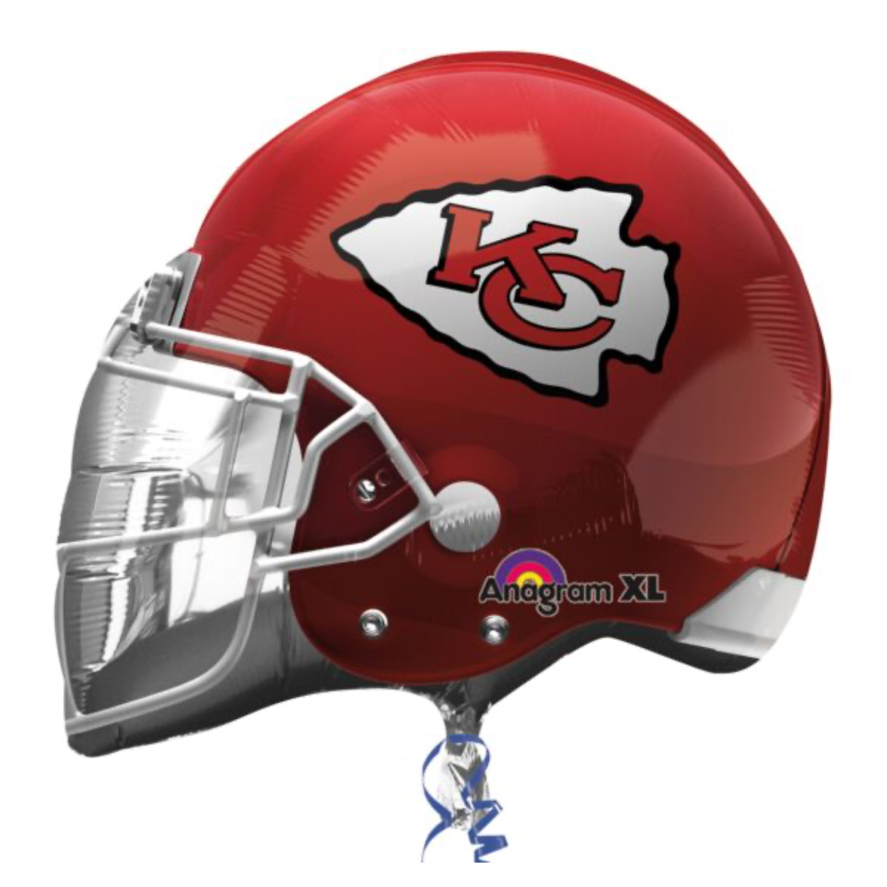 26304_HS_ChiefsHelmet-Side1_1-2.jpg 21" Kansas City Chiefs Helmet Balloon - Image 1