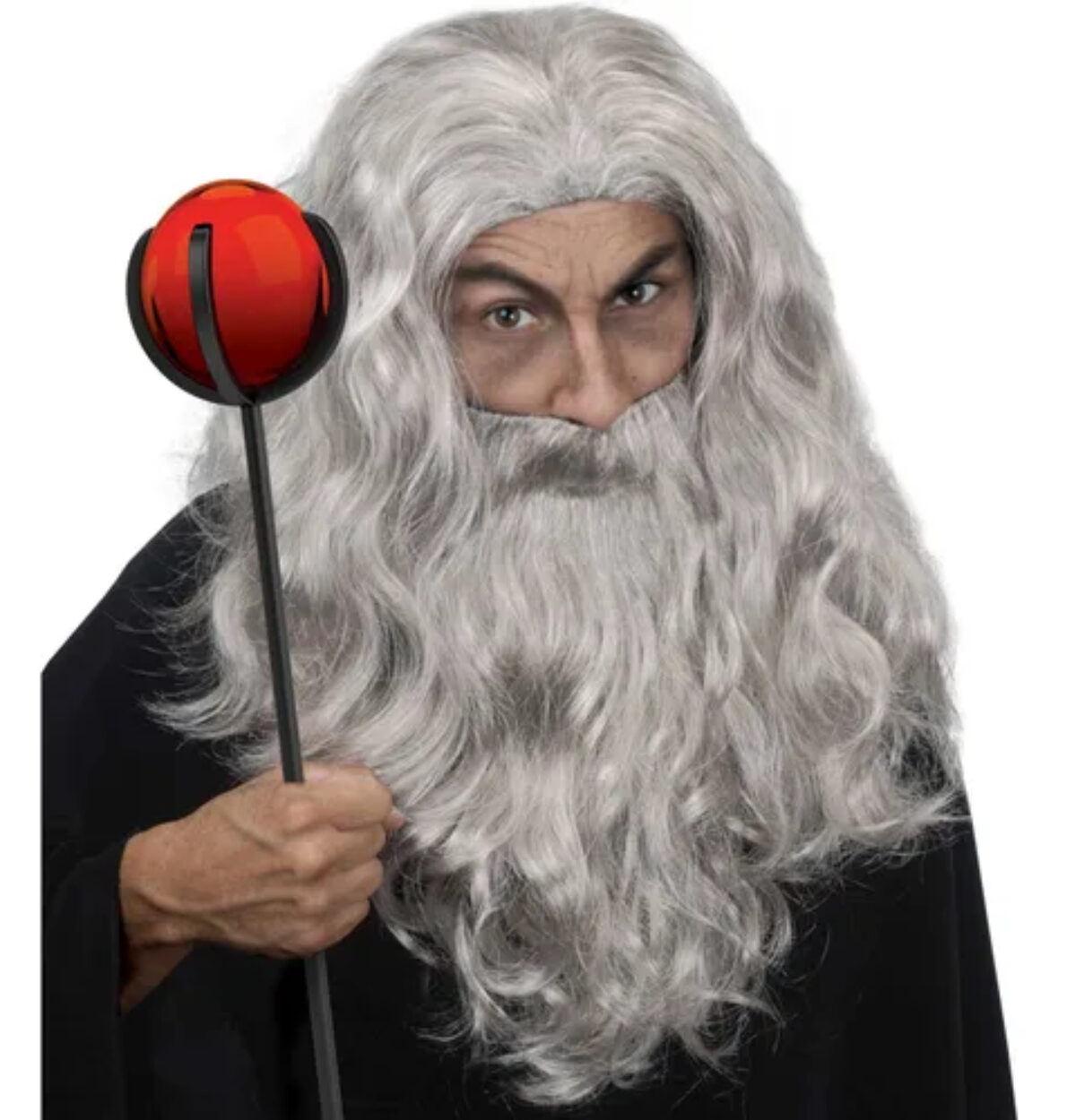 WIZARD WIG & BEARD GRAY