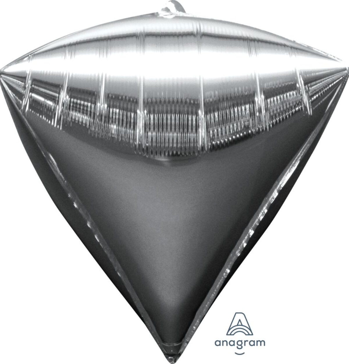 17" Diamondz Silver Balloon