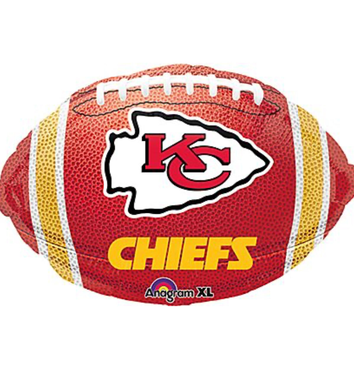 18" Kansas City Chiefs Football Balloon