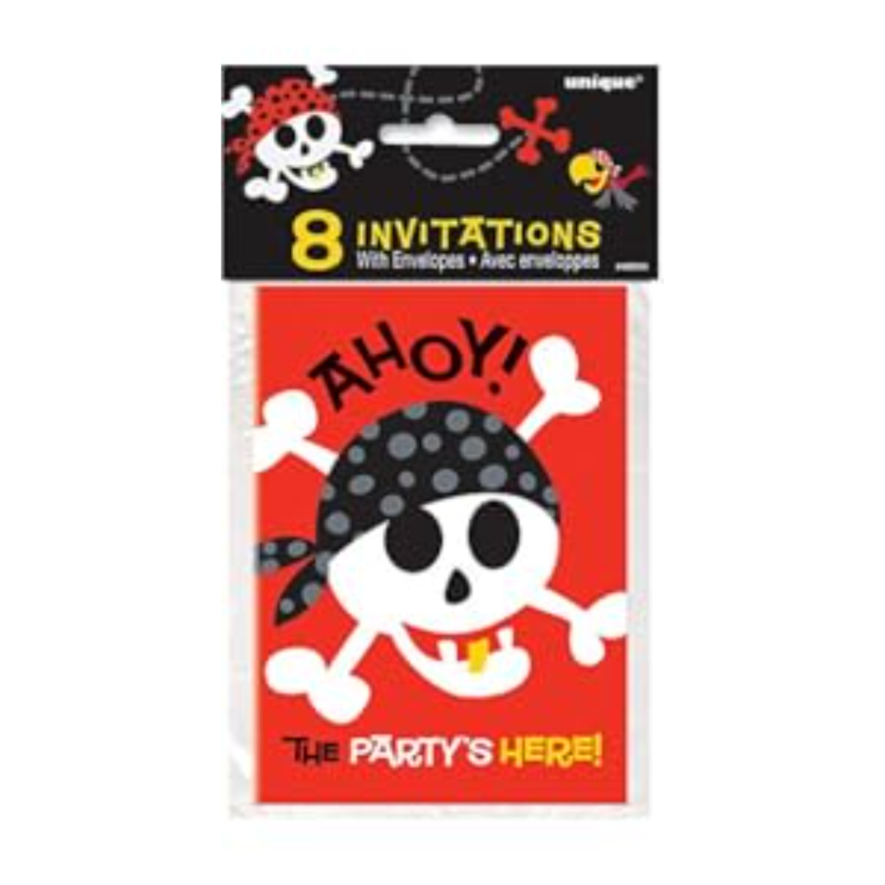 2d84c762-c848-4354-9bc2-cd29eb4b8cc2-_SR150-300_-2.jpg Pirate Fun Invites 8ct. - Image 1