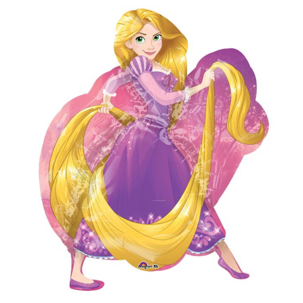 33215_HS_Rapunzel_1-2.jpg 31" RAPUNZEL SHAPE BALLOON - Image 1