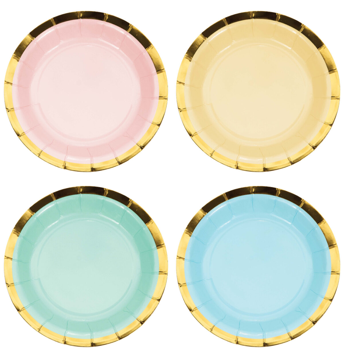 PASTEL CELEBRATIONS 7IN PLATES 8CT.