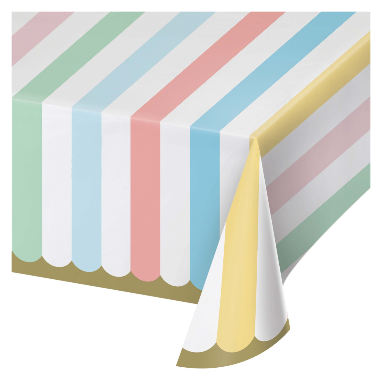 346322-1.jpg PASTEL CELEBRATIONS PAPER TABLE COVER - Image 1