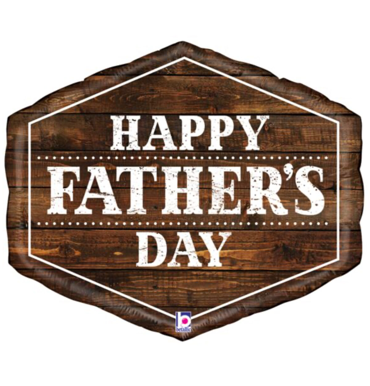 30" Rustic Fathers Day Balloon
