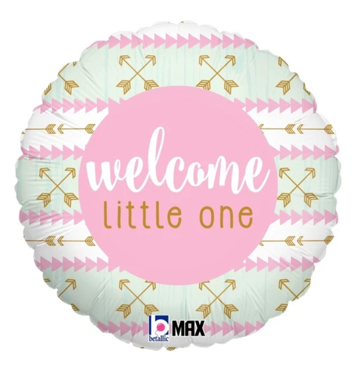 18" Welcome Little One Pink Balloon #361