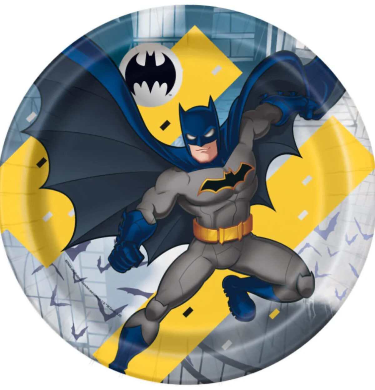 Batman Round 9" Dinner Plates 8ct.