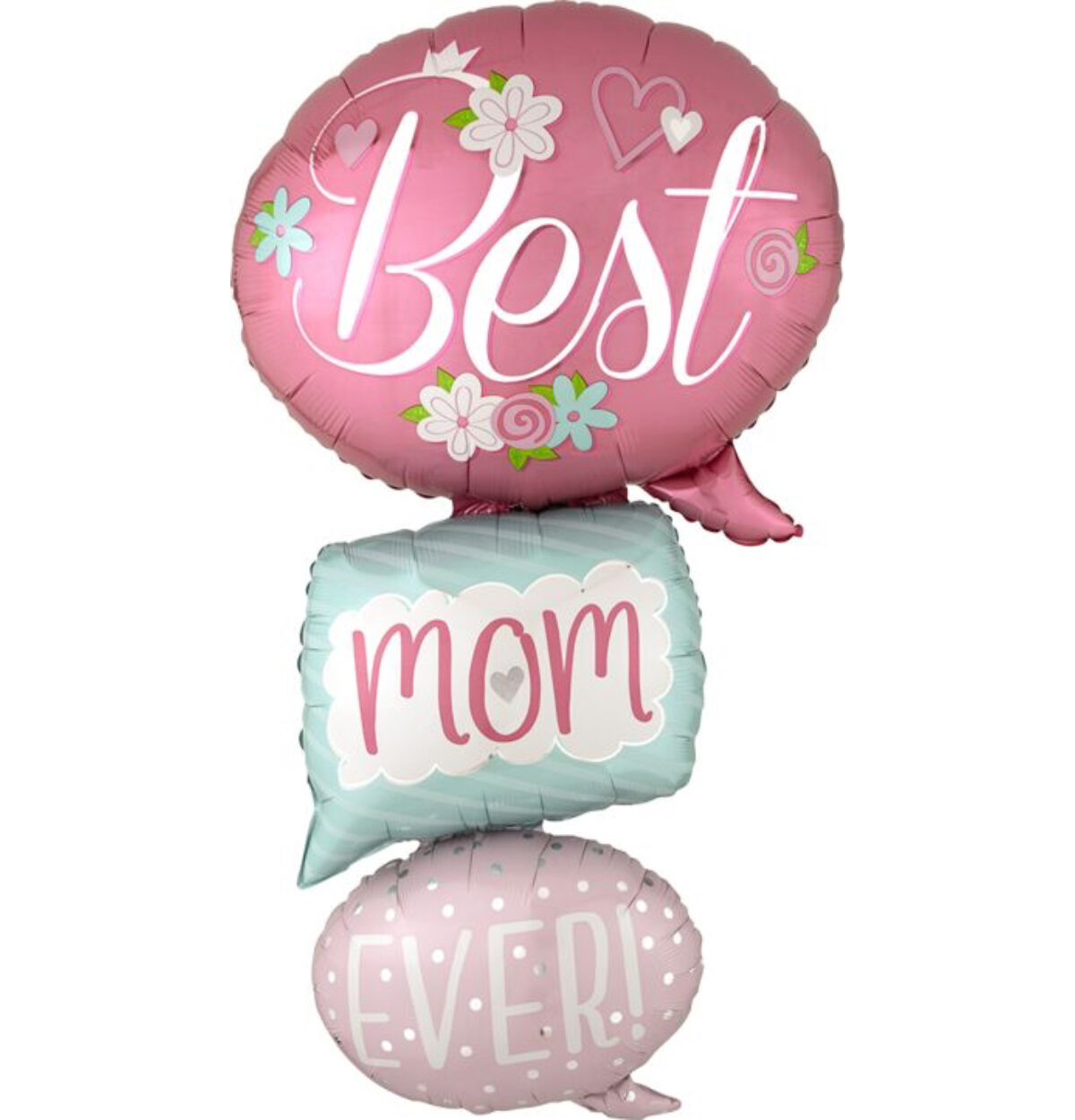 53" Best Mom Ever Bubbles Balloon
