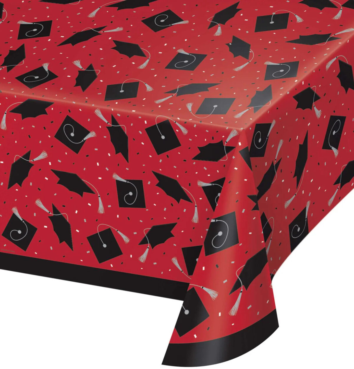 SCHOOL SPIRIT CLASSIC RED TABLE COVER