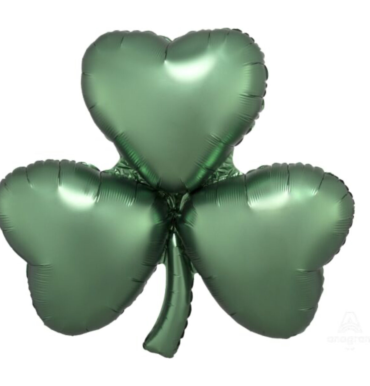 SATIN EMERALD SHAMROCK SUPER SHAPE BALLOON