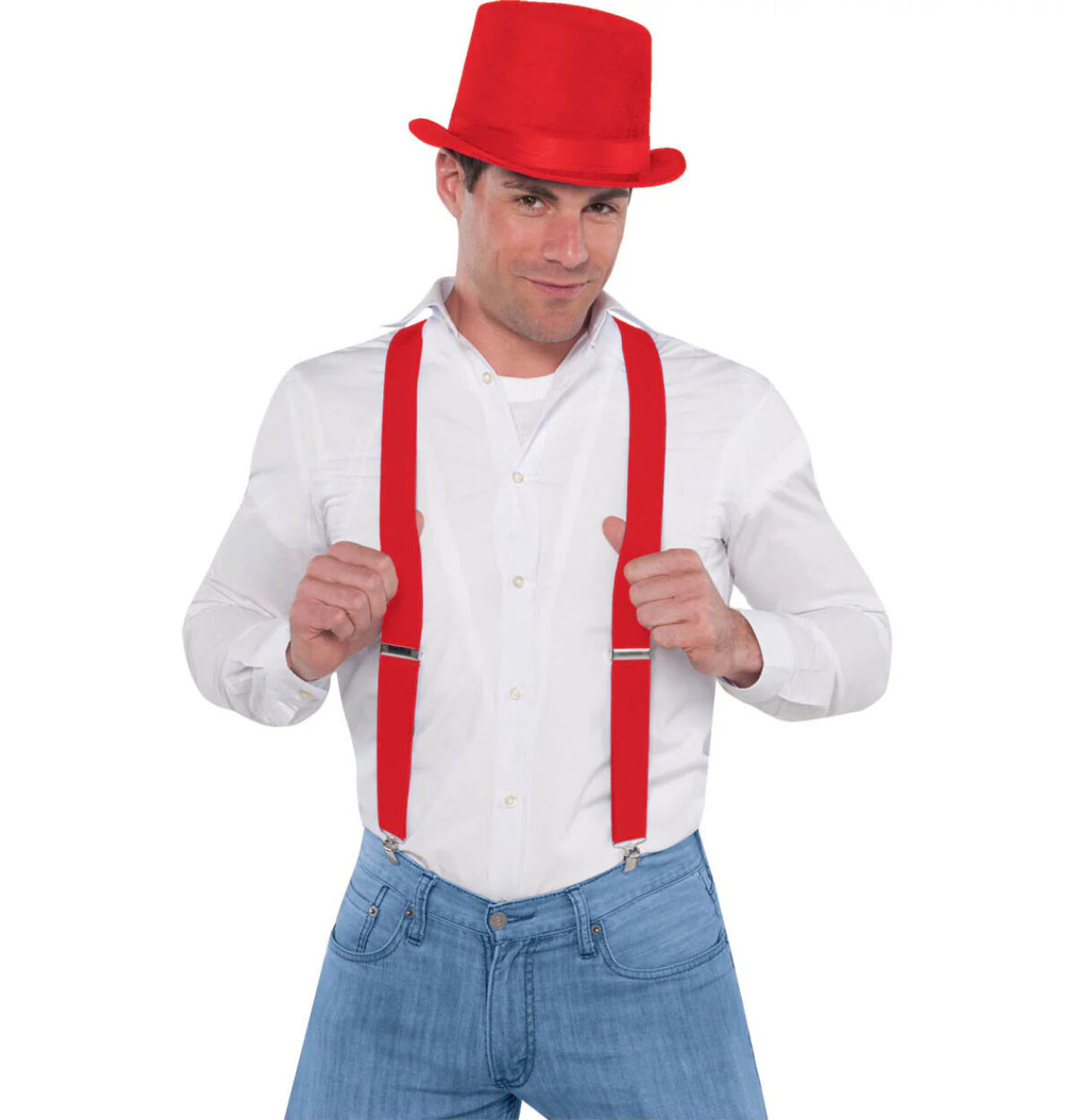 SUSPENDERS RED