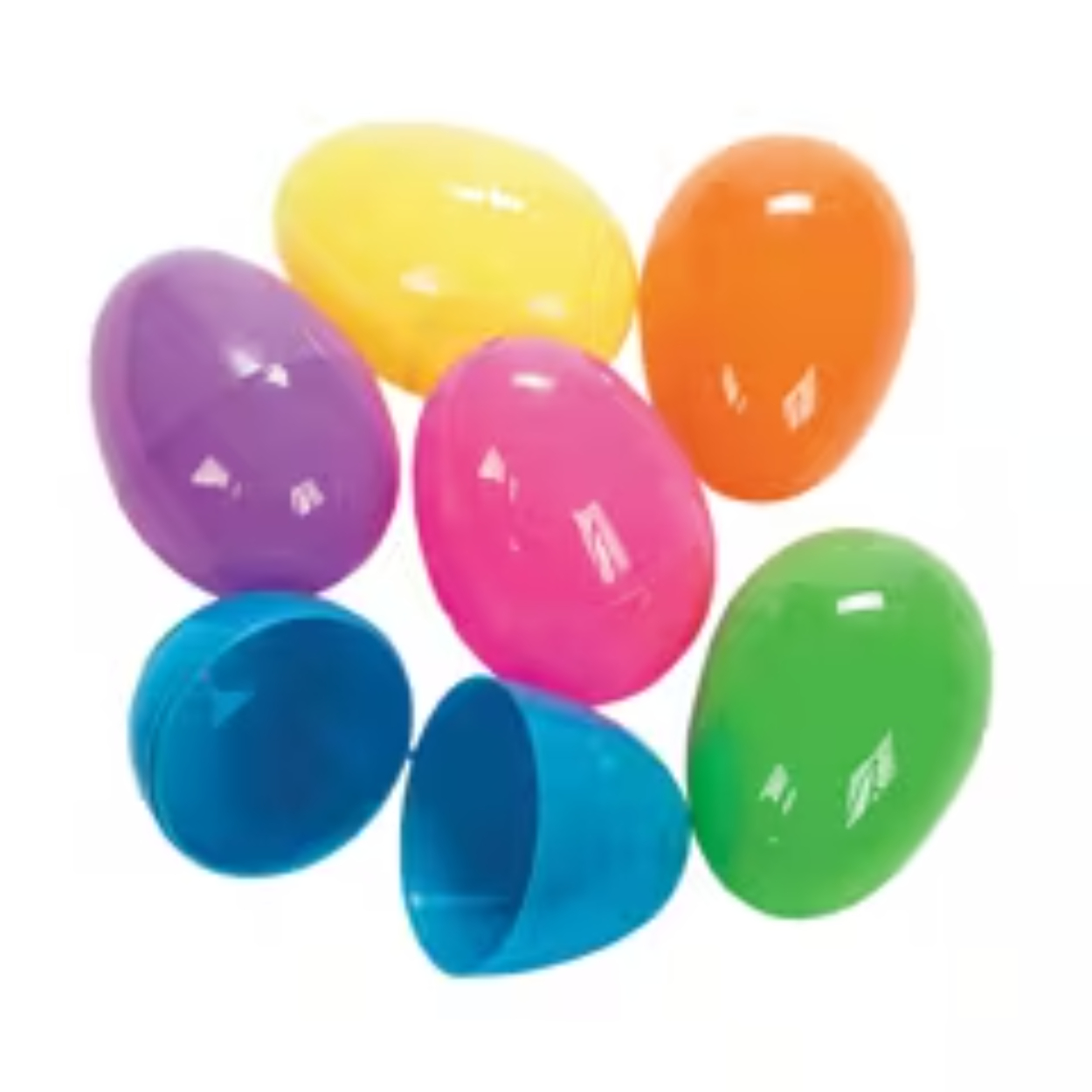 Iridescent Plastic Easter Eggs 10ct - Image 1