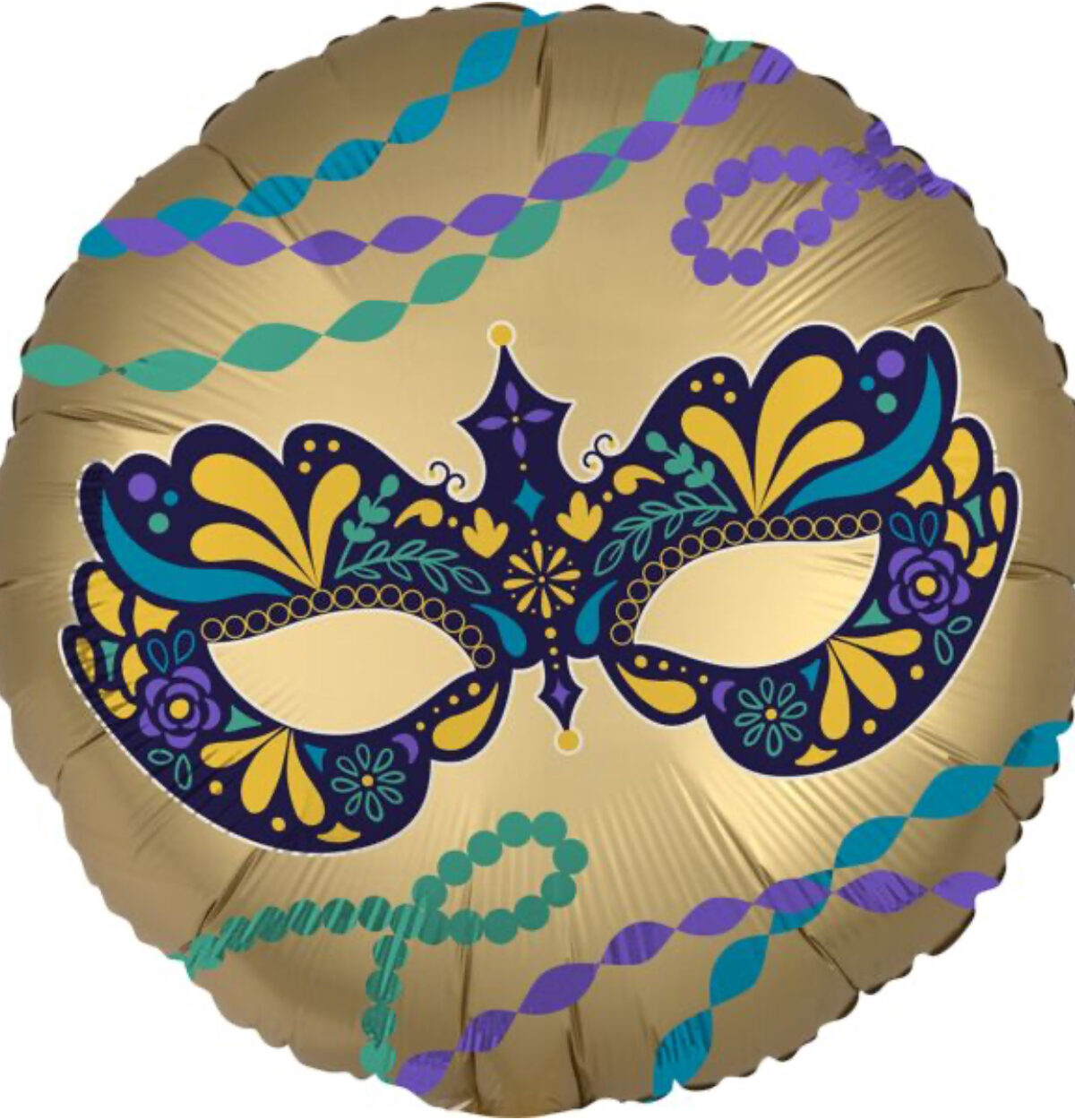 18" SATIN NIGHT DISGUISE MASK Balloon