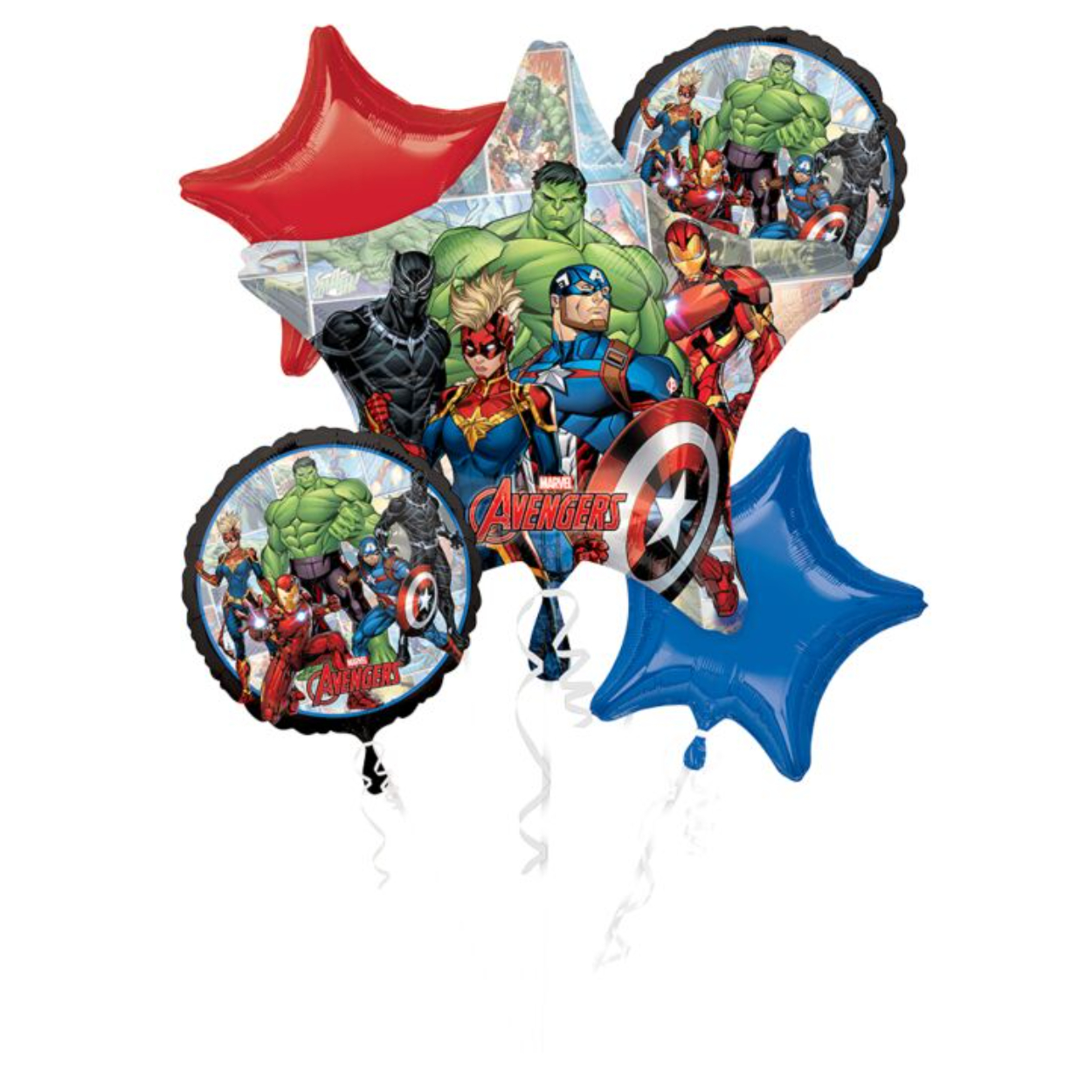 40711-1.jpg BOUQUET AVENGERS POWERS UNITE BALLOONS - Image 1