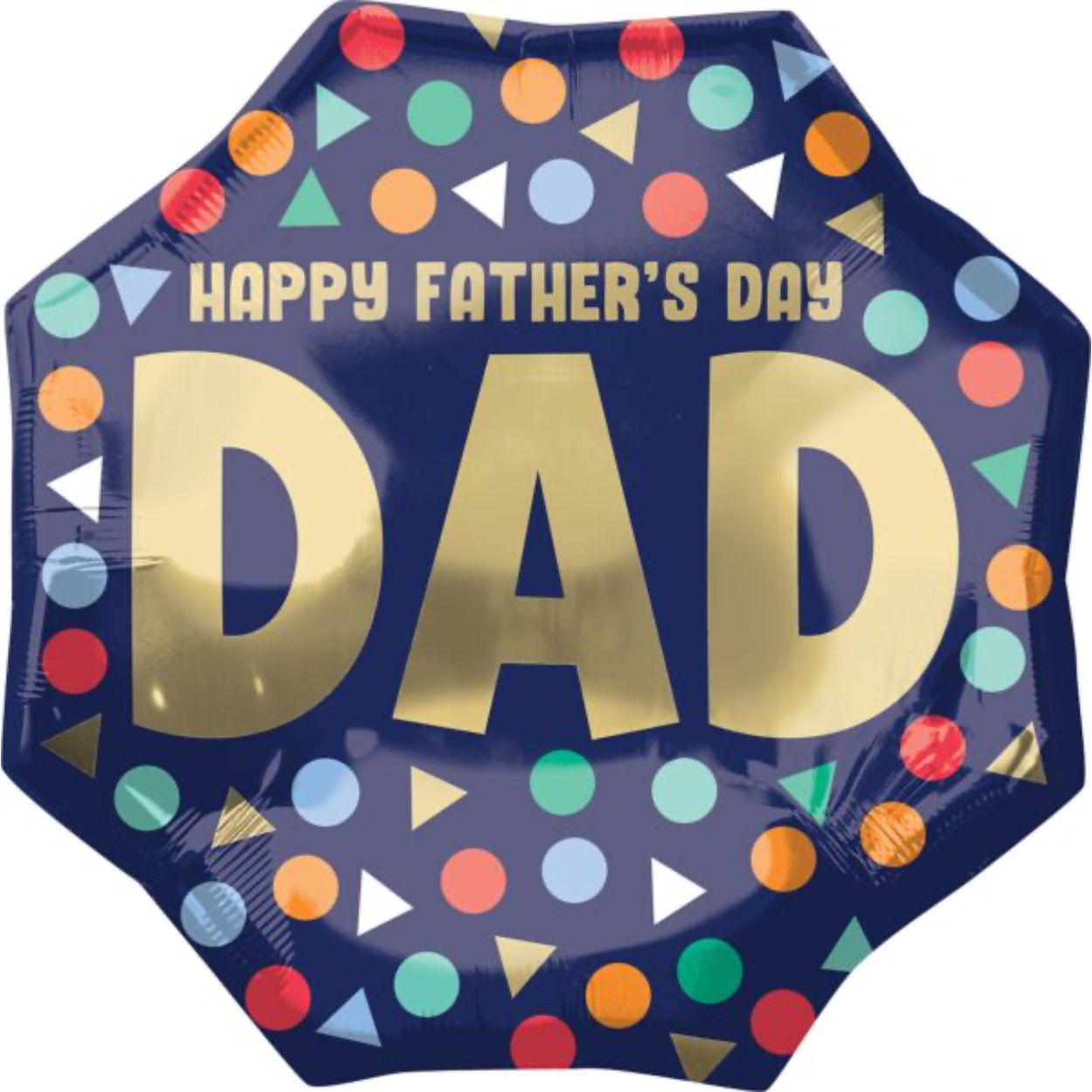 40949_1-2.jpg 22" Happy Father's Day Dad Balloon - Image 1