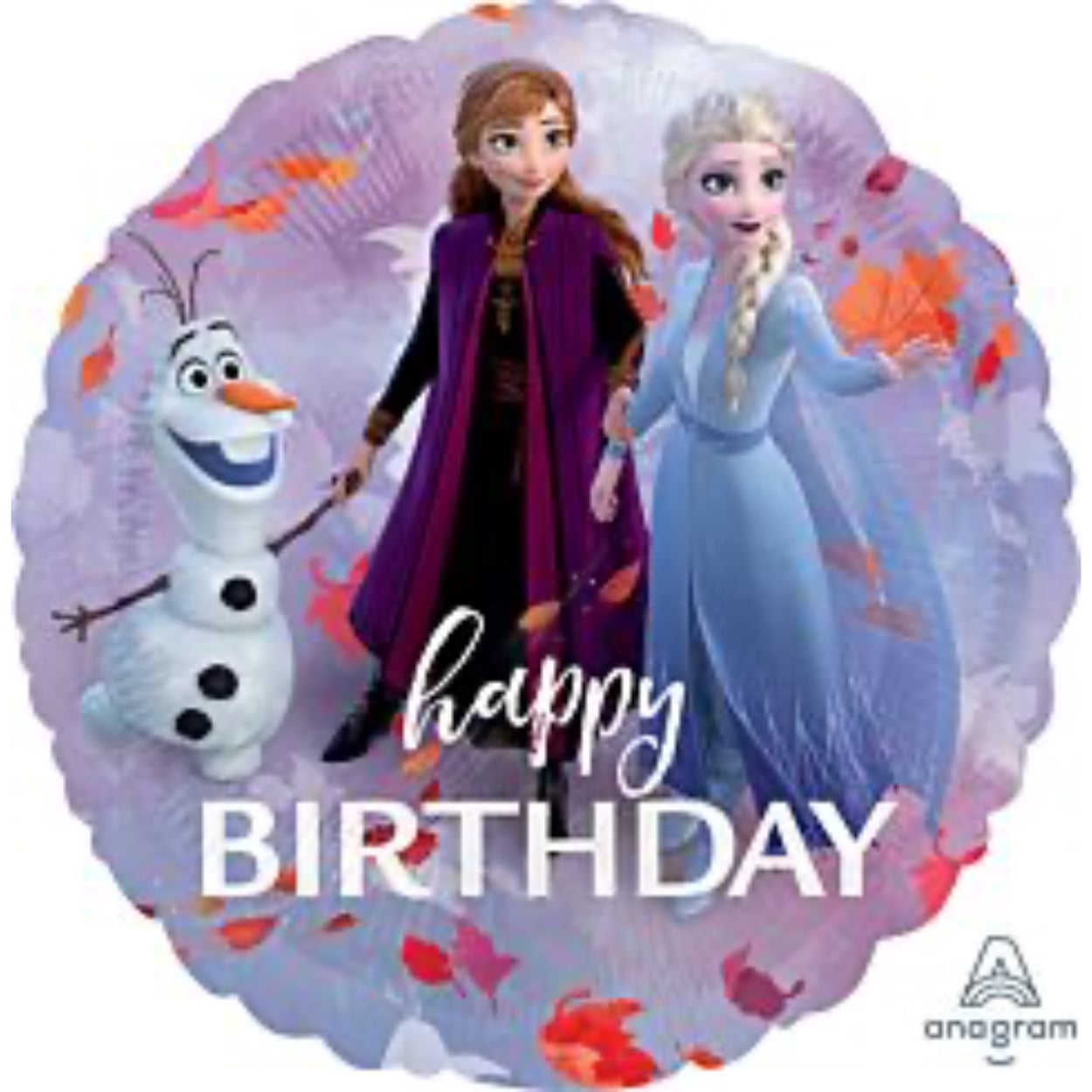 42194-2.jpg 18" HX Frozen Happy Birthday Balloon #26 - Image 1