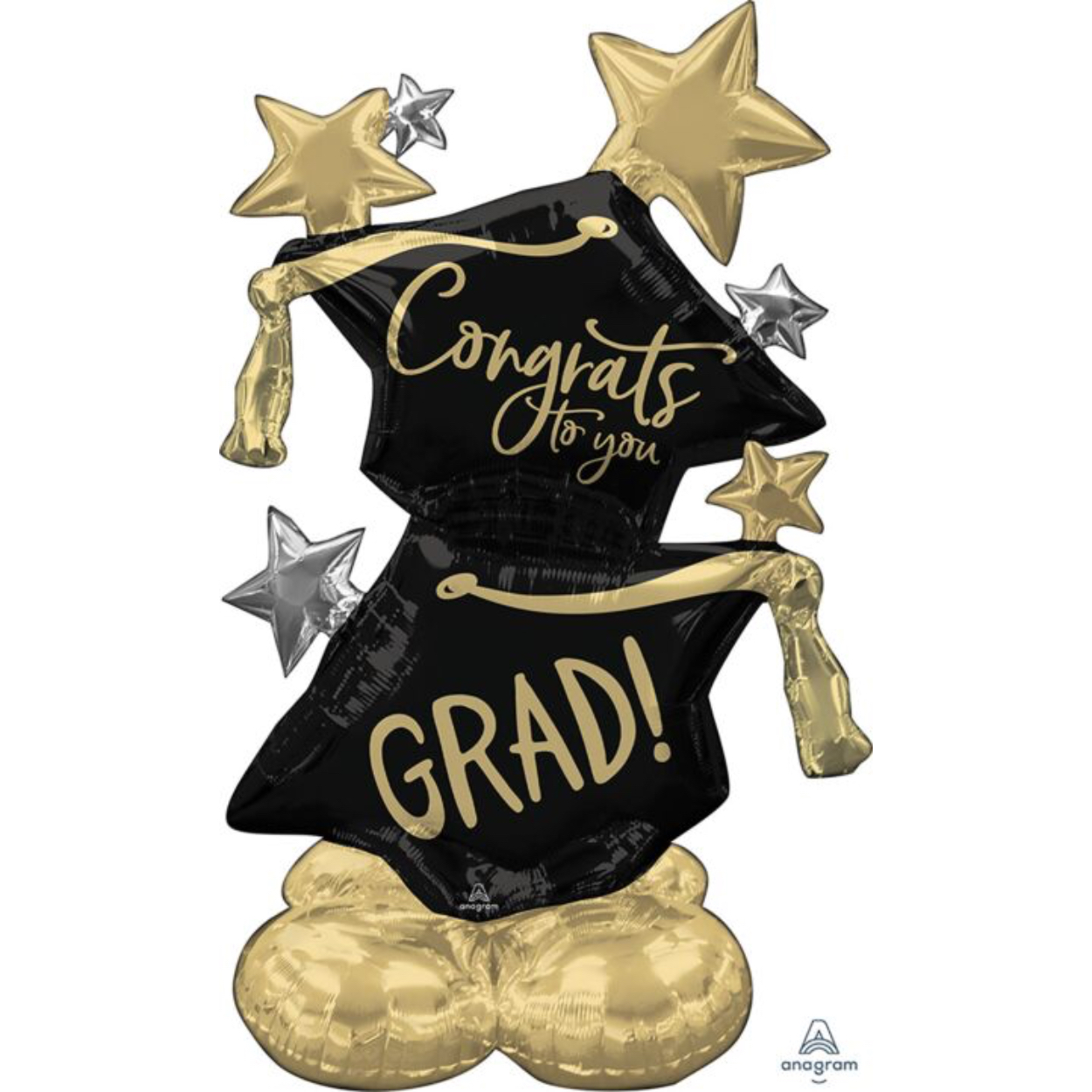 42257_1-2.jpg 51" Congrats to You Grad Airloonz Balloon - Image 1
