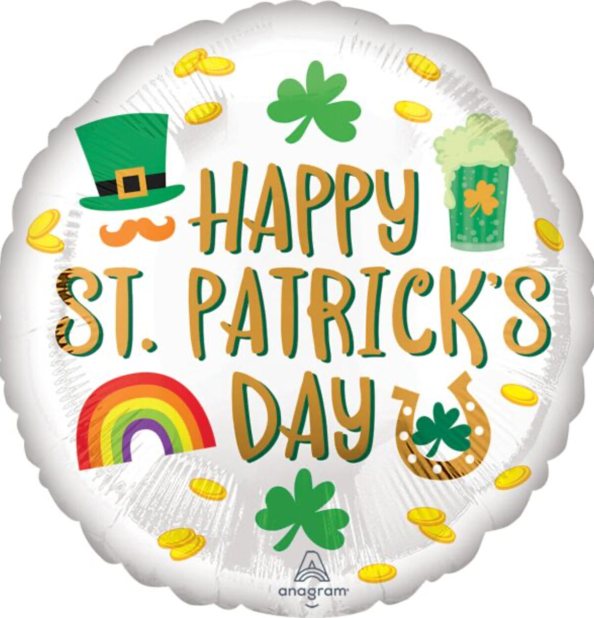 17" St. Patrick's Icons Balloon
