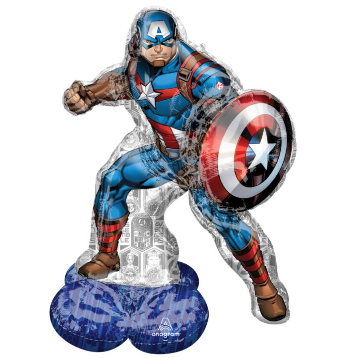 48" Marvel Avengers Captain America Airloonz Balloon
