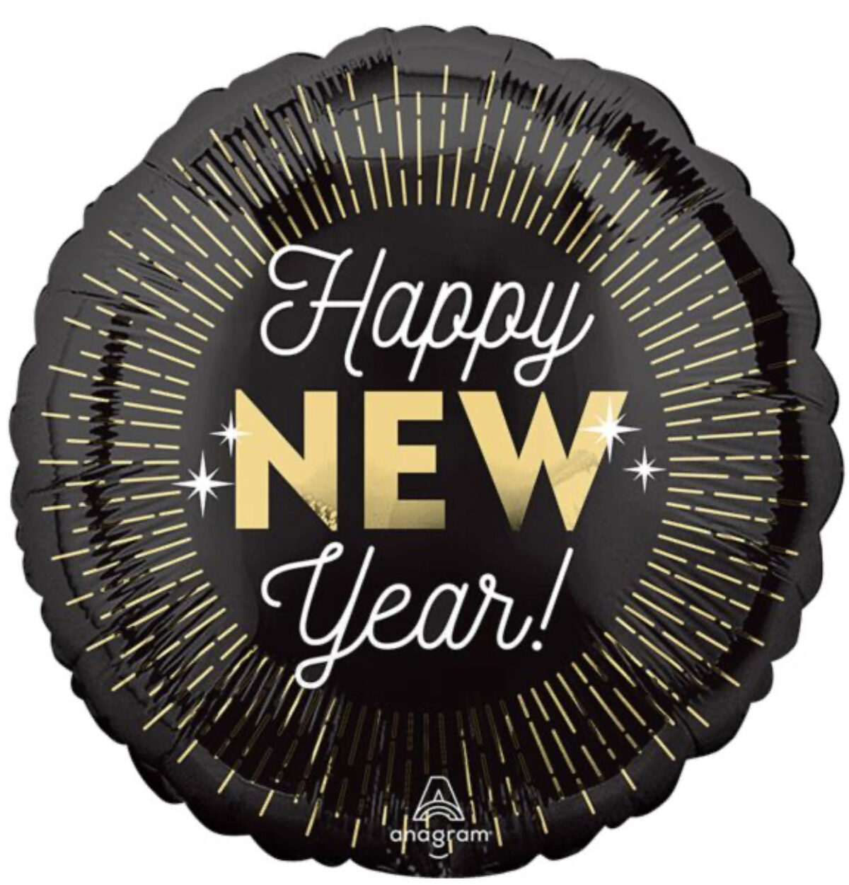 17" New Year Midnight Glam Balloon