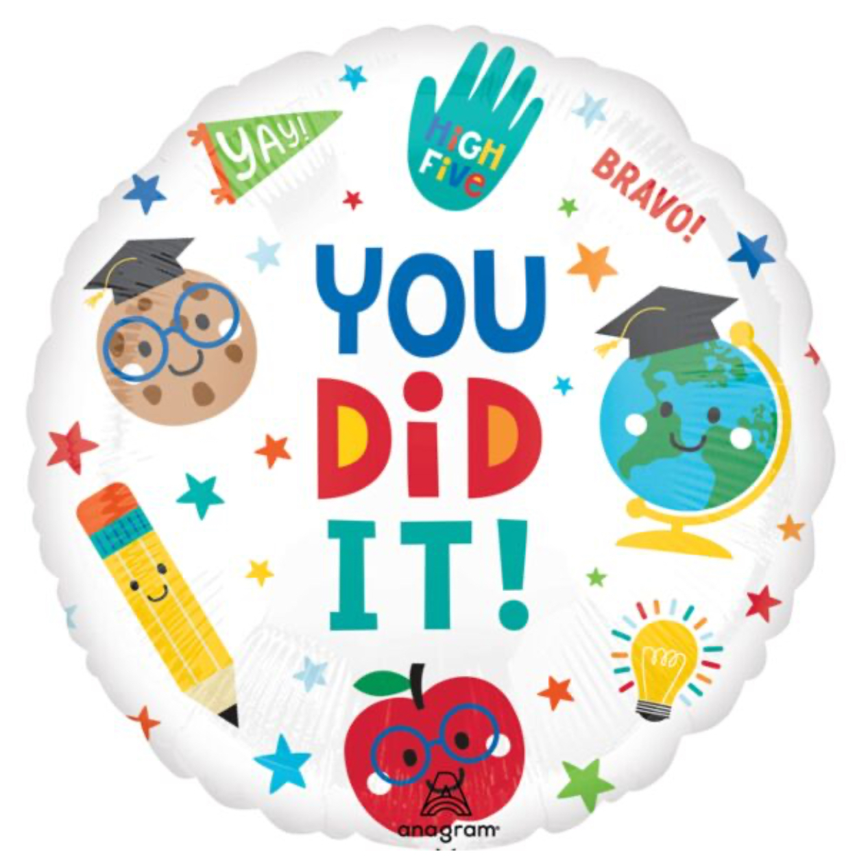 45461-2.jpg 17" Graduation Fun You Did It Balloon #470 - Image 1