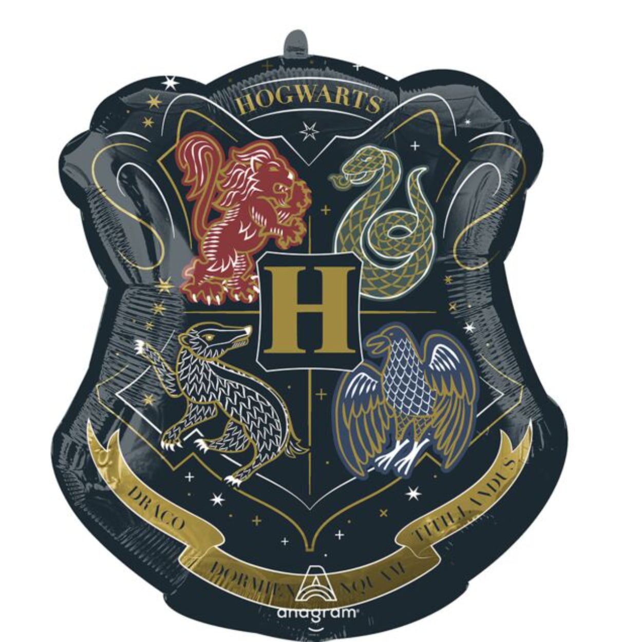 45563.jpg 22" HARRY POTTER HOGWARTS CREST SHAPE BALLOON #397 - Image 1