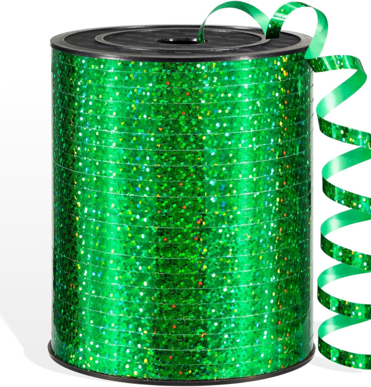 Green Sparkle Curl Ribbon