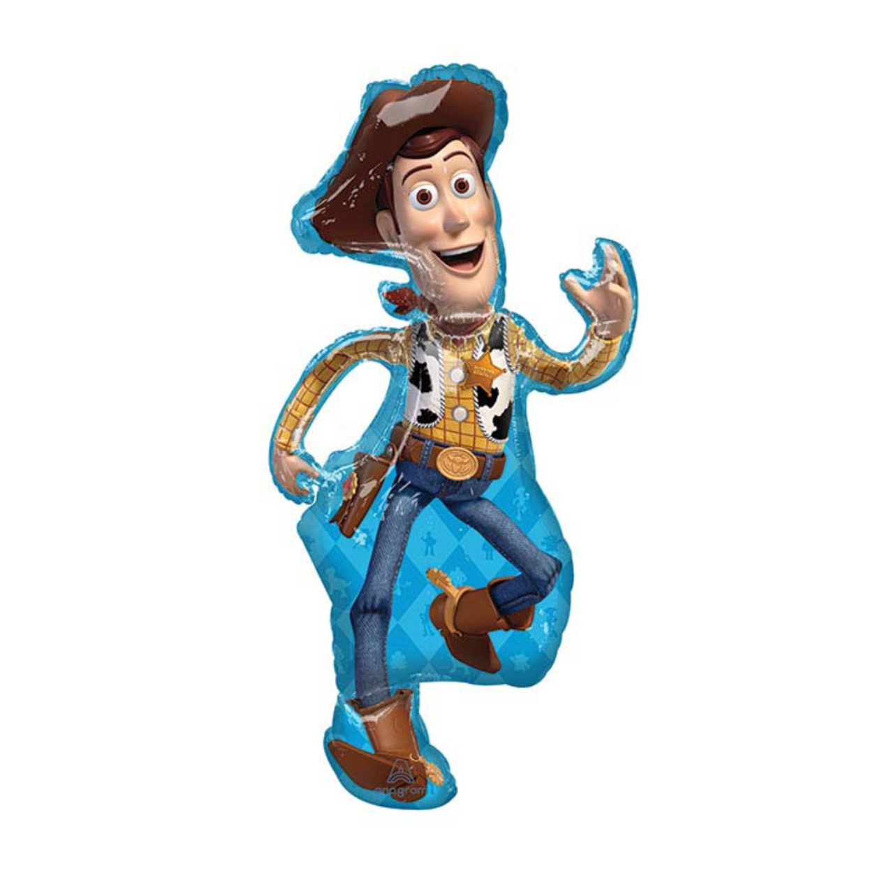 4965236_l.jpg 44" TOY STORY 4 WOODY SHAPE BALLOON #136 - Image 1