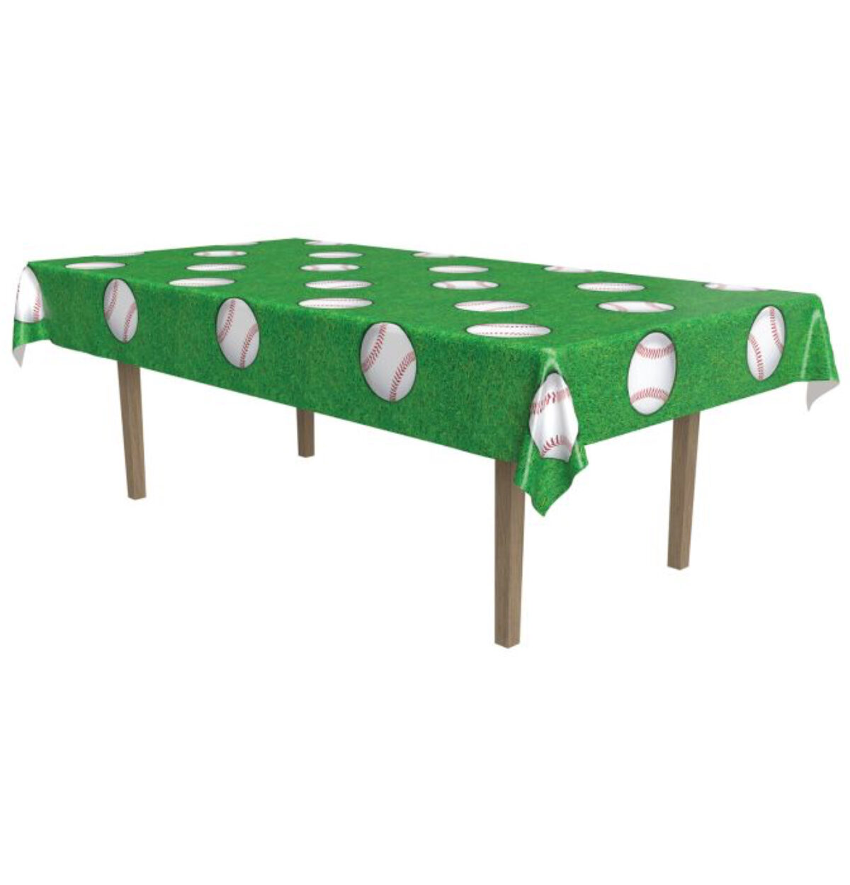 Baseball Tablecover 54" x 108"