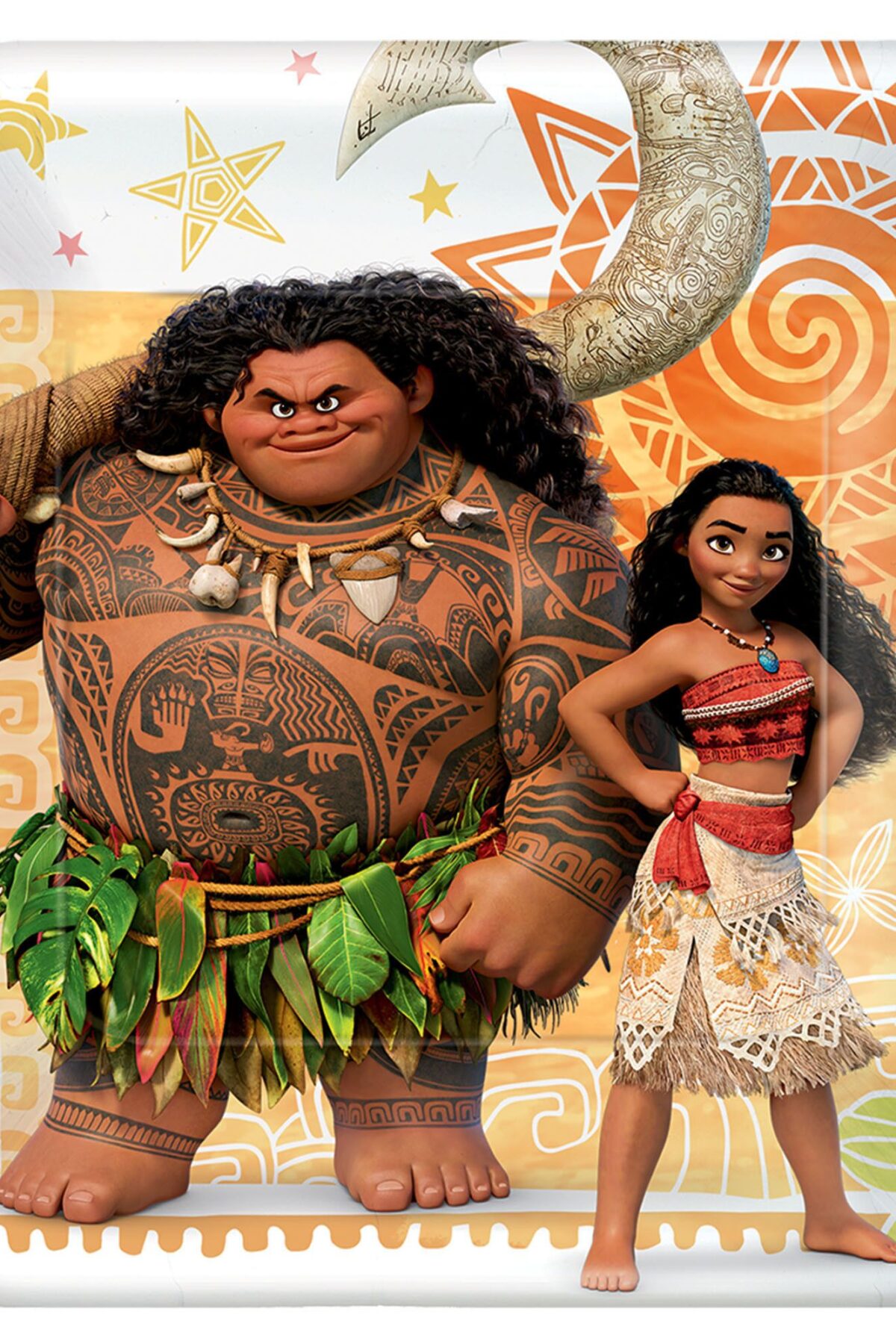 ©Disney Moana Square Plates, 7"